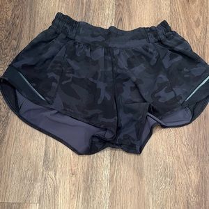 Black Camo Lululemon Shorts